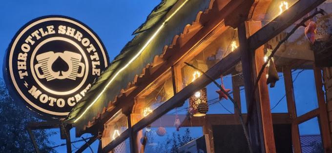 Throttle Shrottle Moto Hostel Manāli Exterior foto